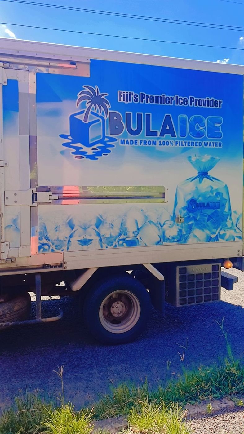 Side of the Bula Ice truck